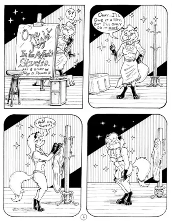 [Roy D. Pounds II] One Night In An Artist's Studio manga cover