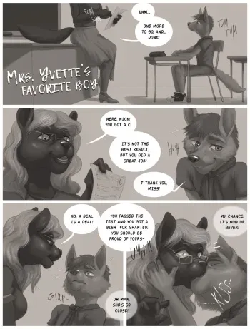 [Horserov] Mrs. Yvette's favorite boy manga cover
