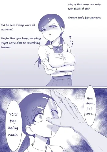 FtM Misandrist manga cover