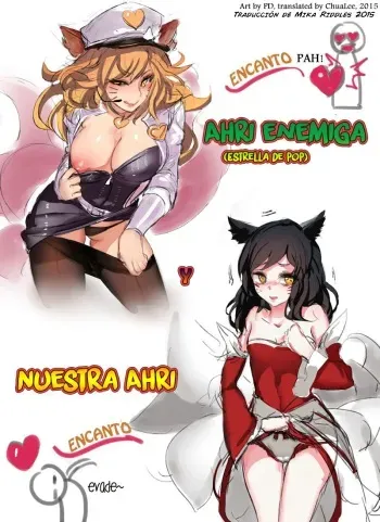 [PD] [ESPAÑOL] AHRI ENEMIGA Y AHRI ALIADA (LEAGUE OF LEGENDS) [MIKA] manga cover