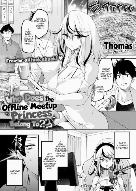 Who Does the Offline Meetup Princess Belong To??? manga cover