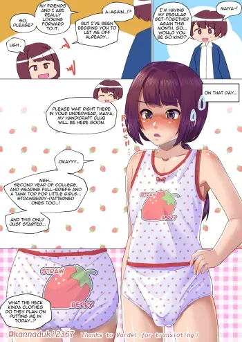 Handicraft Club's Pervert Crossdress-up Doll manga cover