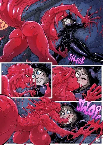 [Seeping Ooze] Catgirl and Slimegirl manga cover