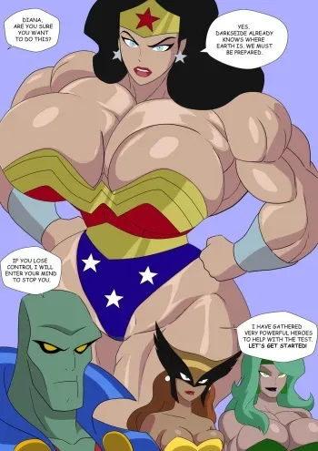 (Zetarok) Wonder Woman Super Muscle manga cover