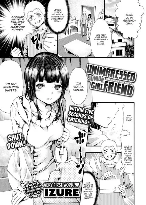 Unimpressed Junior Girlfriend manga cover
