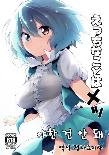 [Arutana (Chipa)] Ecchi na Koto wa Me | 야한 건 안 돼 (Touhou Project) [Korean] [정자요리사] [2017-07-01] manga cover