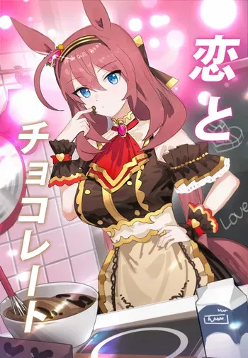 [Awei] Koi to Chocolate｜Amor y Chocolate (Uma Musume Pretty Derby) [Spanish] [SigmaDeltaXD] [Decensored] manga cover