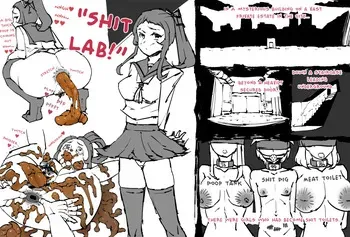 [Nakayama Shu] Gluttonous Scat Squishing Sisters - Idea Notebook - "Shit Lab!" manga cover