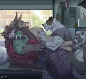 Raccoon21 - garage manga cover