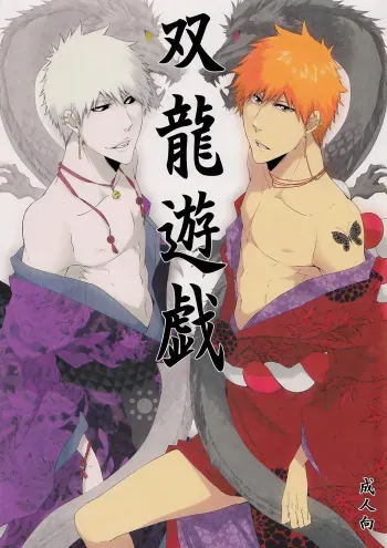 (Bleach Spark) [Gyoukou (Rioka Masaki)] Souryuu Yuugi | Play of the Twin Dragons (Bleach) [Russian] [Майо-кун] manga cover