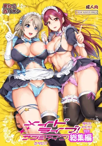 (C95) [Kuroneko Akaribon (Kamisiro Ryu)] Maid Live! Sunshine!! Soushuuhen | 메이드 라이브! 선샤인!! 종합편 (Love Live!) [Korean] manga cover