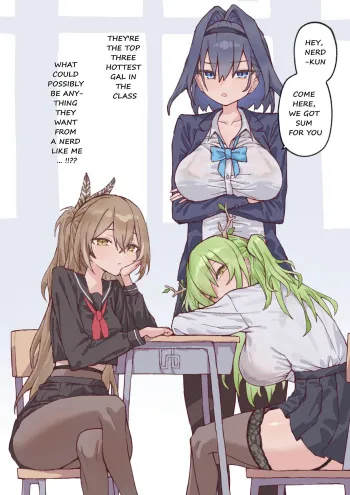 Kronii X Mumei X Fauna manga cover