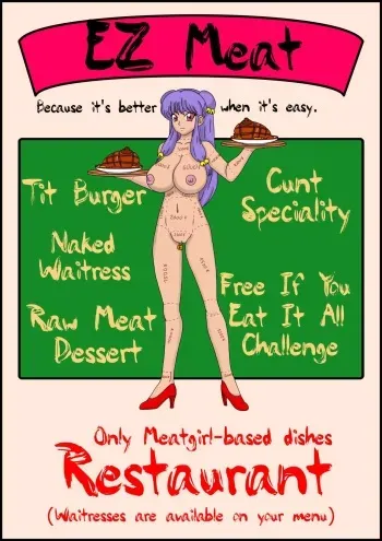 EZ Meat Menu [By mistesrk and based on BoeserWolf work] (cannibaisml / dolcett style / guro) manga cover