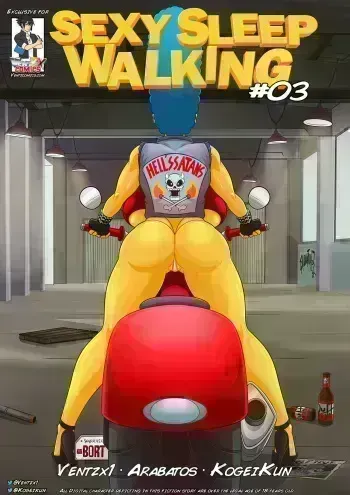 [VentzX] Sexy Sleep Walking #03 (The Simpsons) manga cover
