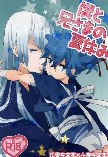 (Hidari no Soroi Kesa) [Nanairo Ice Cream (Mana)] Boku to Nii-sama no Natsuyasumi (Touken Ranbu) manga cover