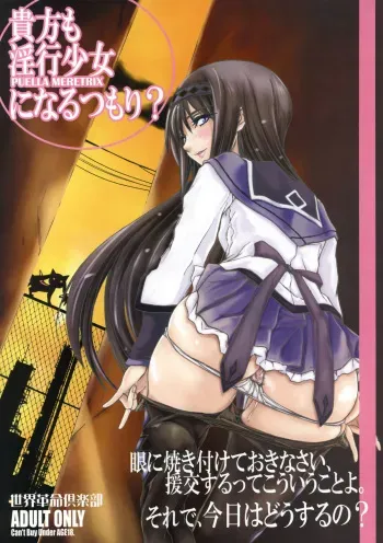 (COMIC1☆5) [Sekai Kakumei Club (Ozawa Reido)] Anata mo Inkou Shoujo ni Naru tsumori? (Puella Magi Madoka☆Magica) manga cover