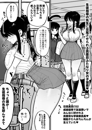 [Agagaga] Seitoshidou no sensei ni koubi saserareru majime futanari onna no ko manga cover