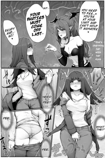 You need to pee but your panties must come off last manga cover