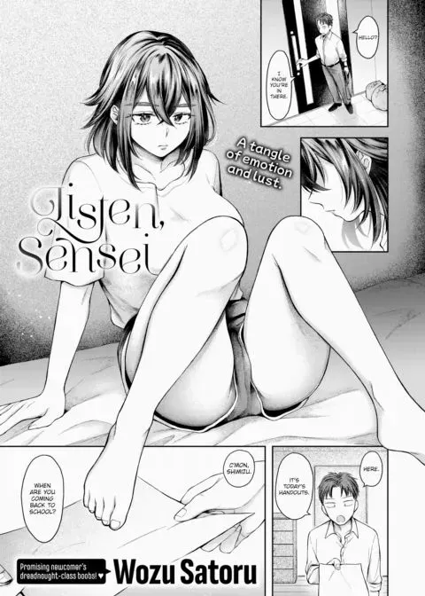 Listen, Sensei manga cover