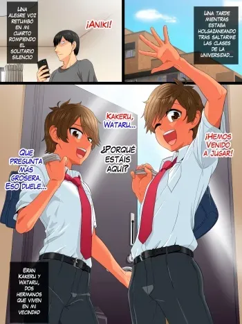 [Yuunagi no Senryokugai Butai (Nagi Ichi)] Futago Shounen Yaritai Zakari [Spanish] [ShotaSekai] manga cover