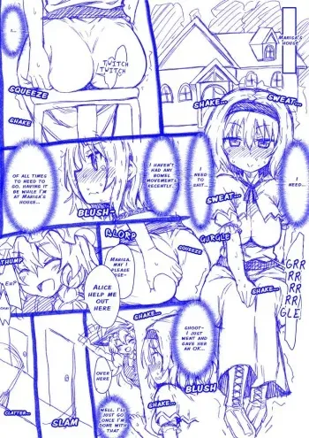 [Kaibutsu o Koeta Kaibutsu] Alice to Marisa no Kuso Kiss | Alice and Marisa's Smelly Kiss (Touhou Project) [English] manga cover