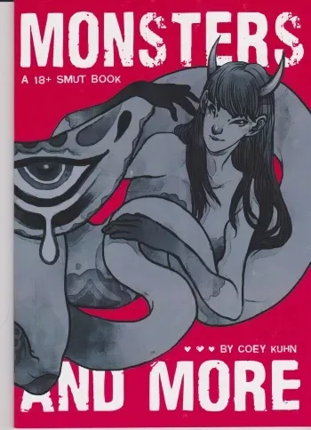 Monsters & More: An 18+ Sketchbook by Coey Kuhn [Scan] manga cover