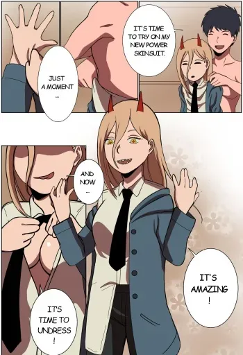 Power&Makima Skinsuit manga cover