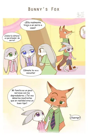 [Howxu] A bunny's Fox (Zootopia)(spanish) manga cover