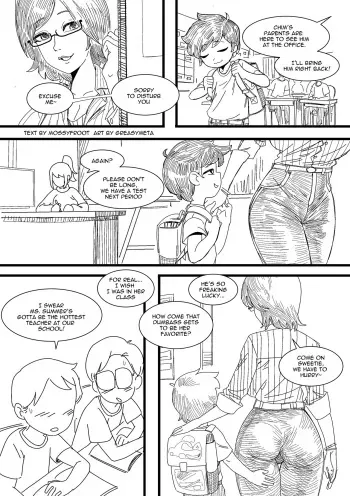 [Greasymeta] Chim and his mentor Ms.Summers manga cover