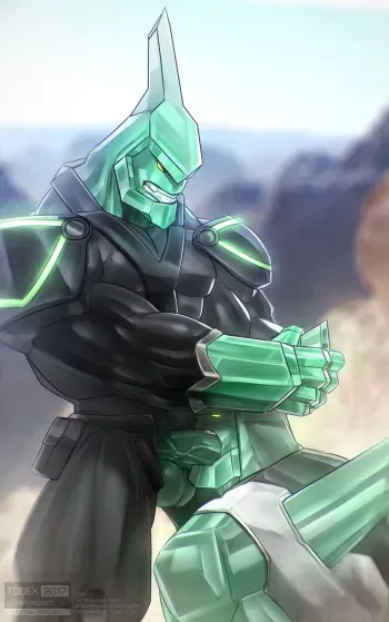 [Todex] Tetrax Shard + Diamondhead (Ben 10) manga cover
