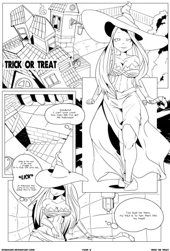 [GoshaWG] The Witch in 'Trick or Treat' manga cover