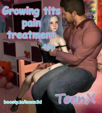Growing tits pain treatment manga cover