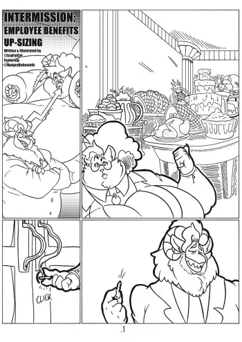 [IzzyFatCat] Employee Benefits Up-Sizing manga cover