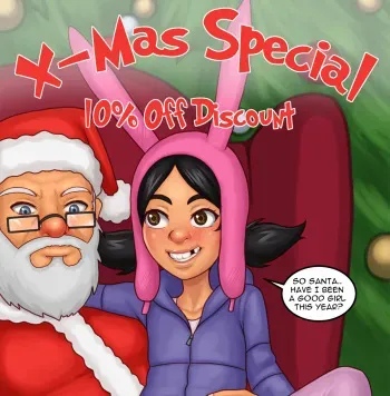 [aaaninja] Christmas 2021 (Bob's Burgers) manga cover