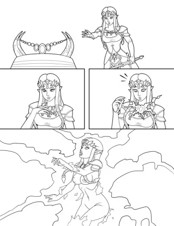 [ReMaker] Zelda Demon Transformation (The Legend of Zelda) manga cover