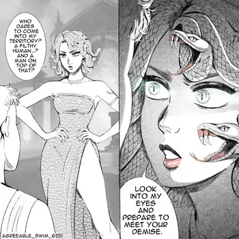 [Agreeable_Swim_6551] Taking a shot at Medusa manga cover