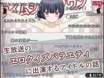 [Rinrin Tokoro (rinrin)] Namahousou no Ero Kuizu Baraeti ni Shutsuen Suru Aidoru no Hanashi manga cover