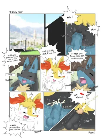 [Winick Lim] Family Fun (Pokemon) manga cover