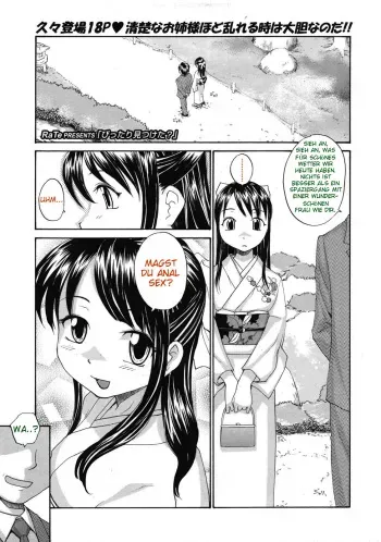 [RaTe] Pittari Mitsuketa? | Have You Found The Right One? (COMIC Tenma 2009-07 Vol. 134) [German] manga cover