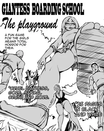 Giantess Boarding School 4 - The Playground manga cover