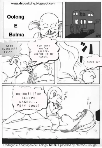 Bulma and Oolong manga cover