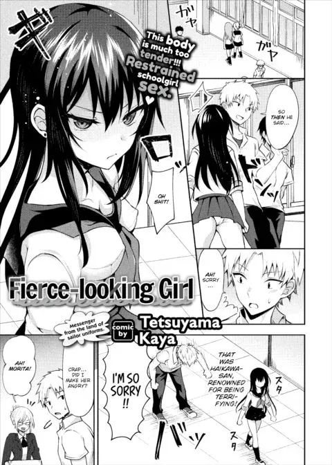 Fierce-looking Girl manga cover