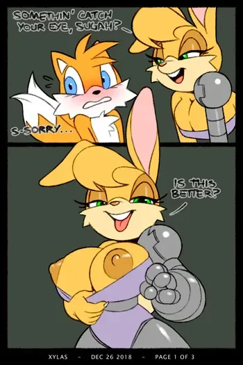 [Xylas] Tails x Bunnie manga cover