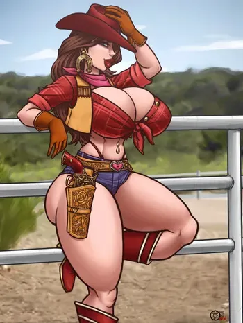 [RaiOu] Cowgirl Pauline (Super Mario) manga cover