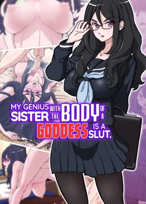 My Genius Sister with the Body of a Goddess is a Slut manga cover