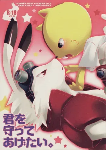 (C77) [Dark Water (Tatsuse Yumino)] Kimi wo Mamotte Agetai (Summer Wars) manga cover