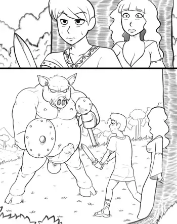[Nobody in Particular] Pig CYOA manga cover