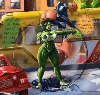 [SaltyChocolate] Susan and She-Hulk manga cover