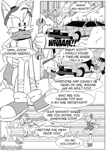 [FluffyTG] Gotta Girl Fast #3: Tails manga cover