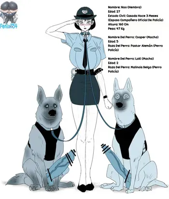 [Ante90] Nao Police x Dog manga cover